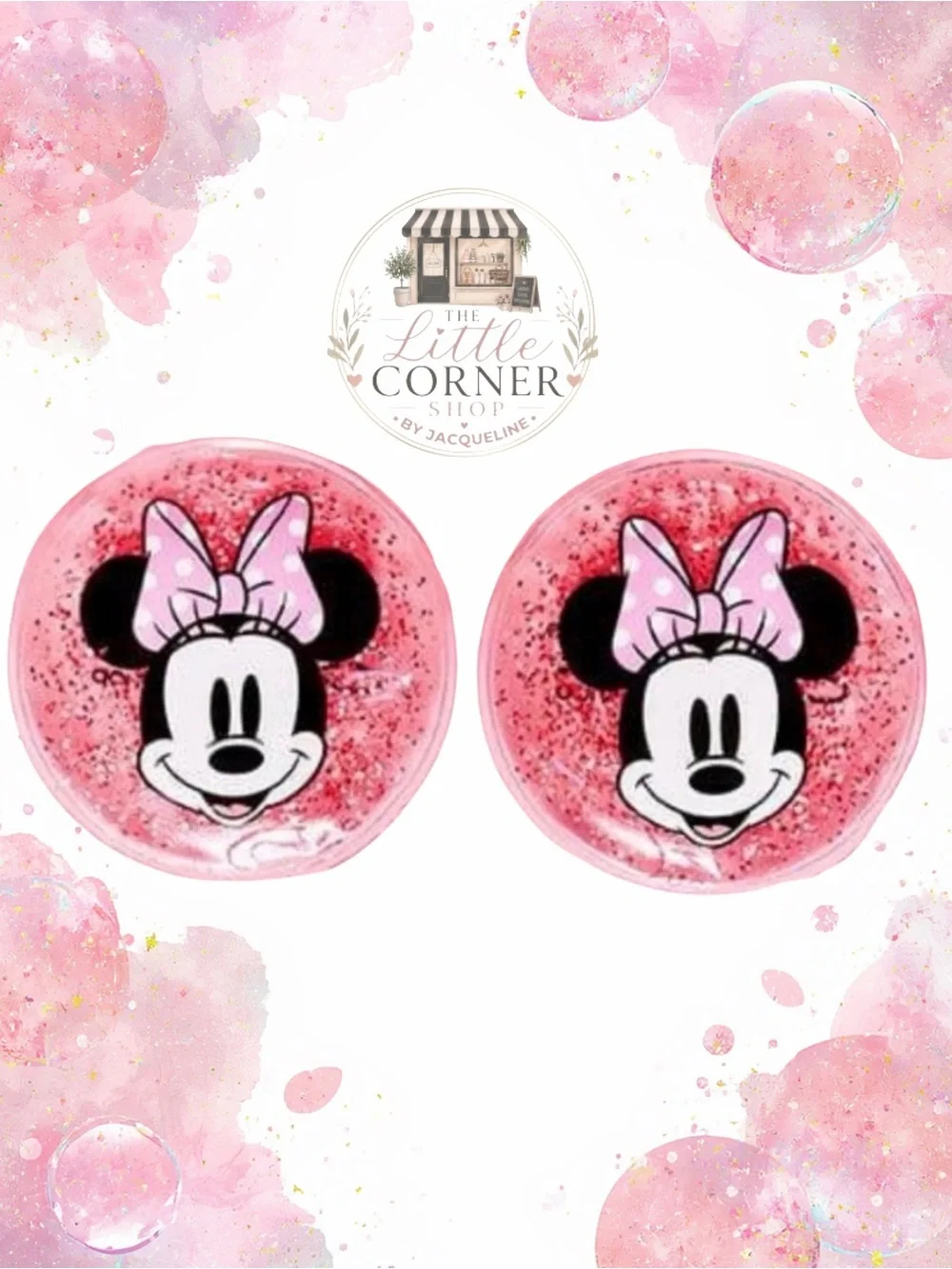 The Crème Shop Minnie Mouse Pink Gel Eye Masks - Set of 2